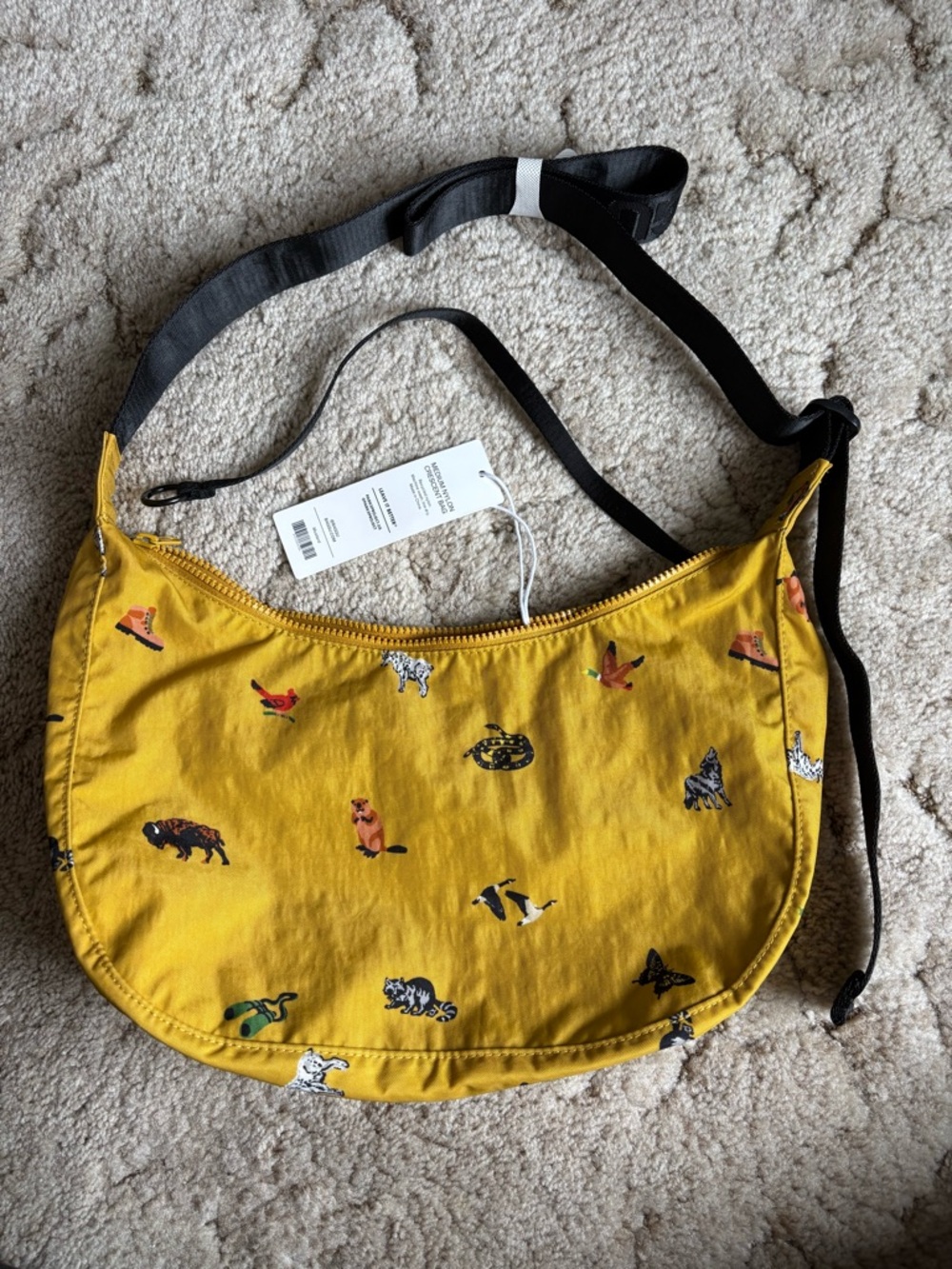 BAGGU x Parks Project mustard medium crescent - Picture 2 of 6